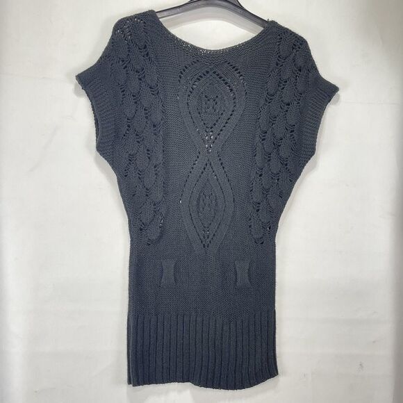 Women Chunky Cable Knit Bodycon Sweater Dress Small - Picture 10 of 13